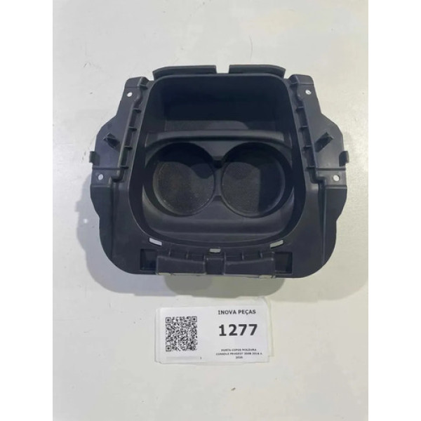 Porta Copos Moldura Console Peugeot 2008 2016 A 2020 Branco