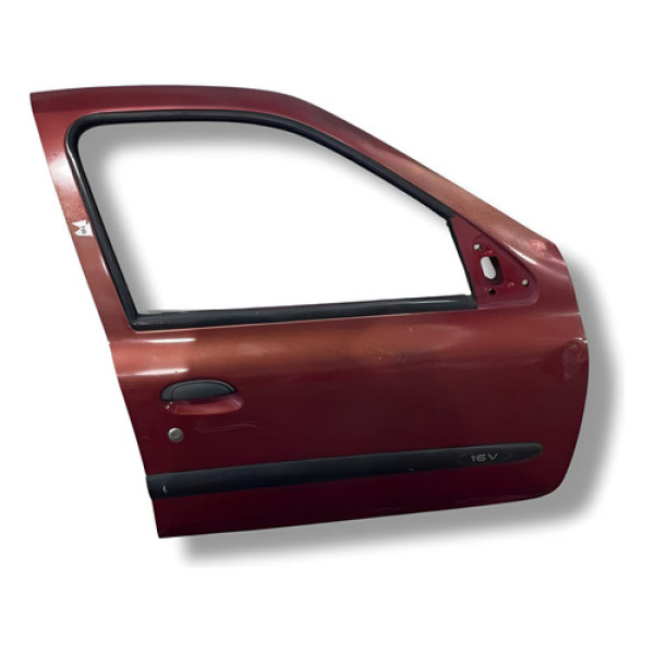 Porta Dianteira Direita Renault Clio 2006 2012 Pelada Detalh