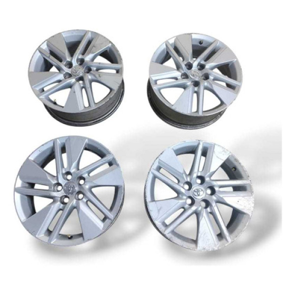 Jogo De Roda Aro 16 Toyota Corolla Gli 5x100 Prateado