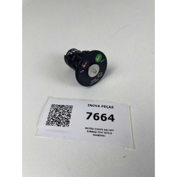 Botão Chave On/off Airbag Fiat Stilo 46480451