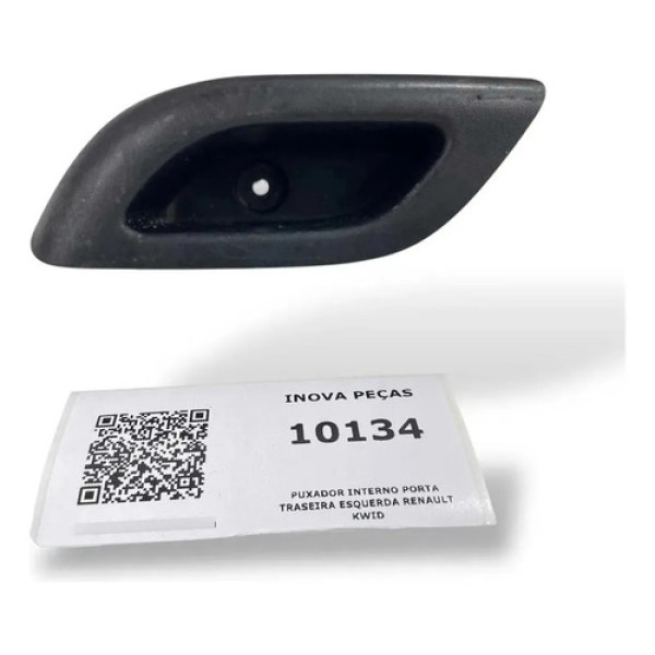 Puxador Interno Porta Traseira Esquerda Renault Kwid Preto