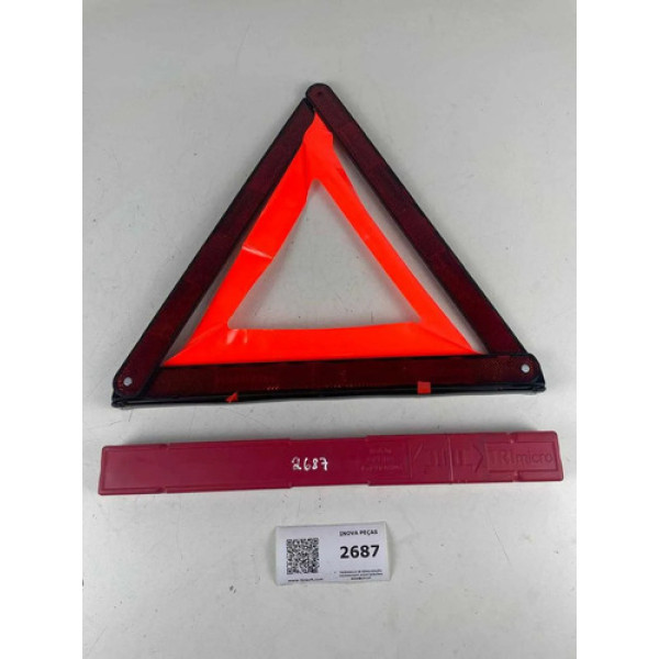 Triângulo De Sinalização Volkswagen Novo Genuíno 8k0860251up