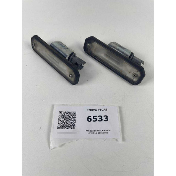Par Luz De Placa Honda Civic 1.6 1996 2000 