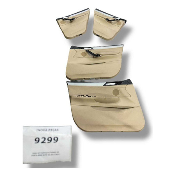 Jogo De Forraçao Bege Porta Bmw X3 2013 2016 Com Detalhe 