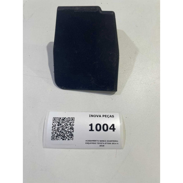 Acabamento Banco Dianteiro Esquerdo Toyota Etios 2014 A 2018 Prateado