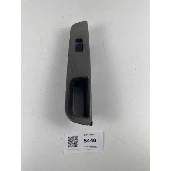 Moldura Comando Vidro Traseiro Esquerdo Nissan Tiida 08 A 13 Preto