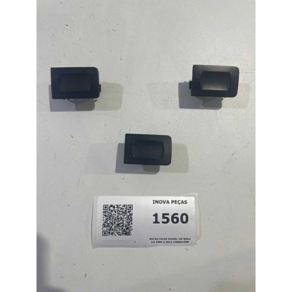 Botão Falso Painel Vw Bora 2.0 2006 A 2012 1j0858180b