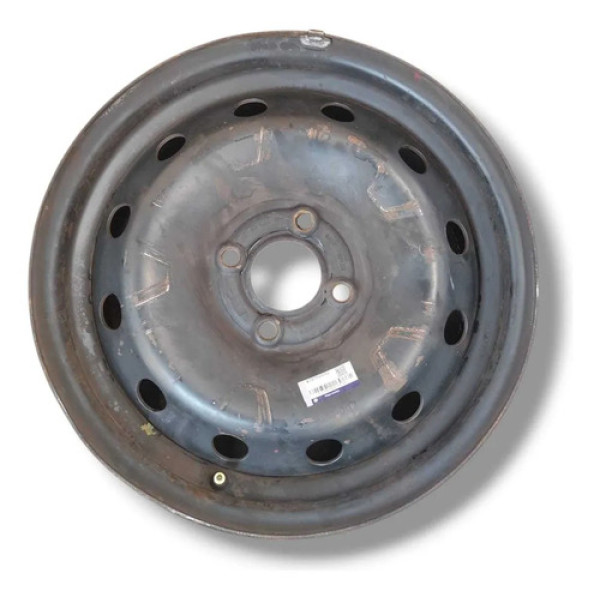 Roda De Ferro Aro 15 Renault Sandero Logan Preto