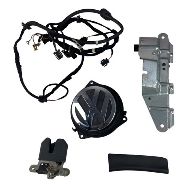 Kit Jogo Fechadura Trava Tampa Porta Malas Vw Bora 2010
