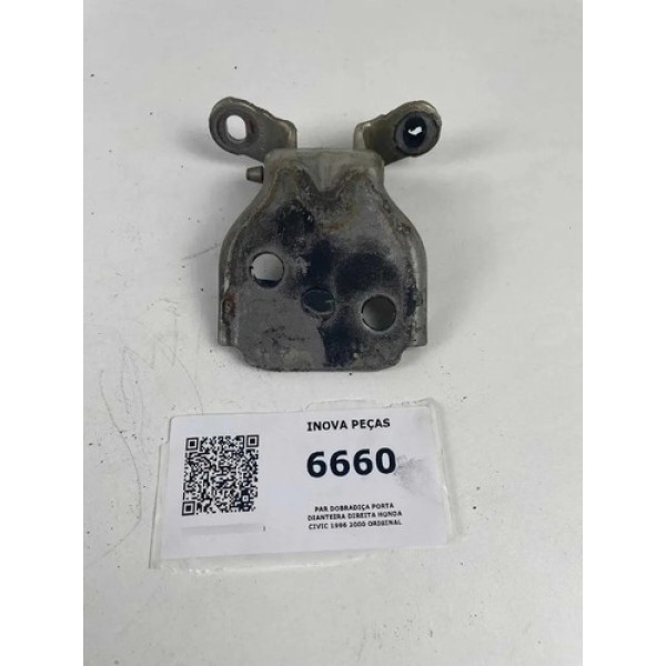 Par Dobradiça Porta Dianteira Direita Honda Civic 1996 2000 
