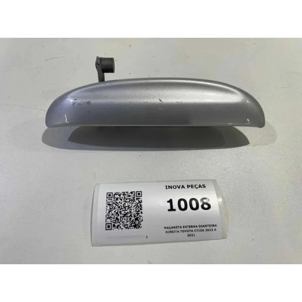 Maçaneta Externa Dianteira Direita Toyota Etios 2013/21 Prateado