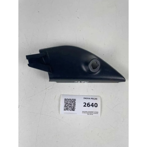 Moldura Acabament Intern Retrovisor Direito Manual Gol G5-g8 Preto