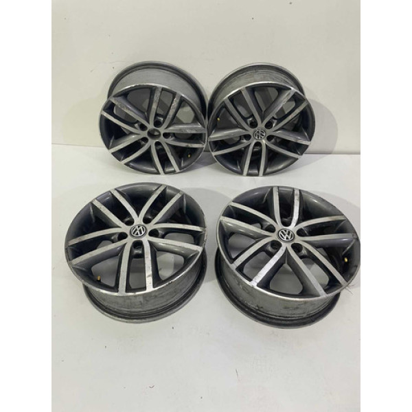 Jogo De Roda Vw Golf Aro 16 Cinza