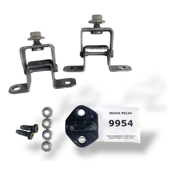 Par De Dobradiça Tampa Mala Nissan  March 1.0 3cc 2018