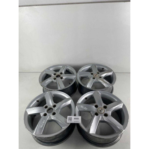 Jogo De Roda Liga Leve Aro 15 Furação 4x100 Verde