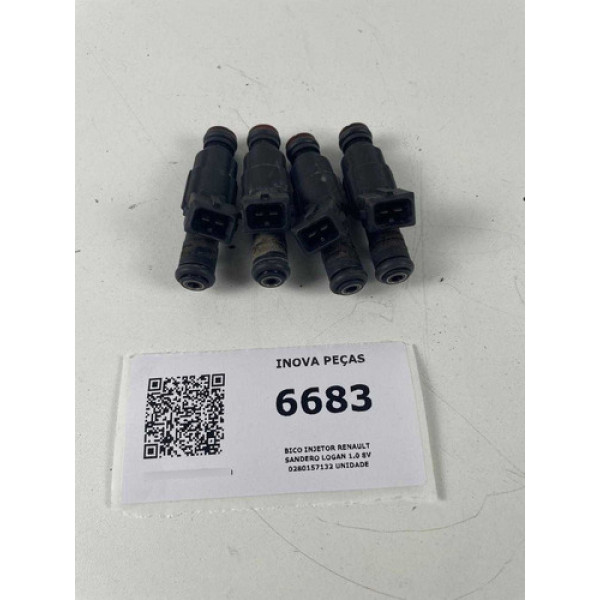 Bico Injetor Renault Sandero Logan 1.0 8v 0280157132 Unidade