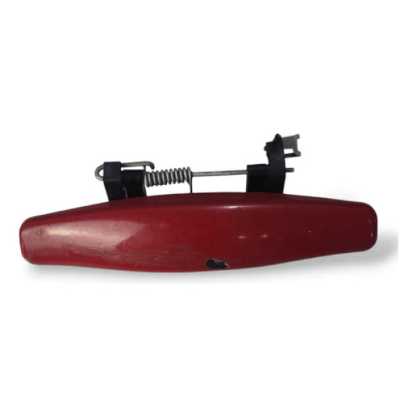 Maçaneta Externa Esquerda Renault Logan 2008 A 2012 Vermelho Traseira