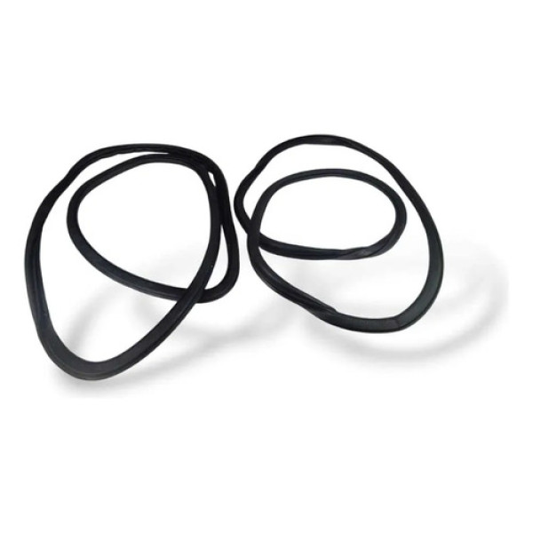 Par Borracha Porta Traseira Volkswagen Up! 2017 Vermelho