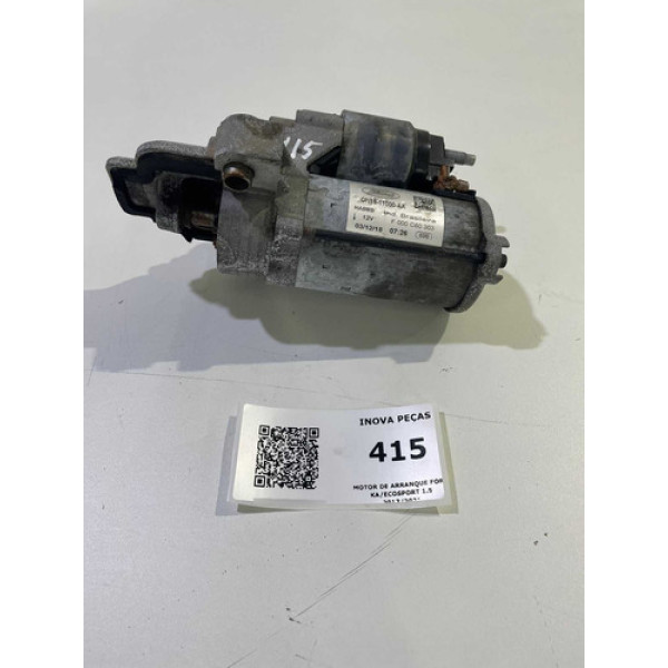 Motor De Arranque Ford Ka New Fiesta 1.5 1.6 Sigma