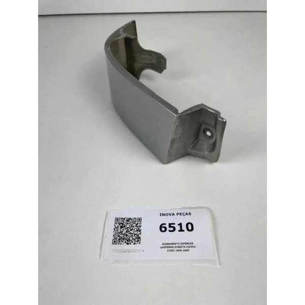 Acabamento Inferior Lanterna Direita Honda Civic 1996 2000 Prateado