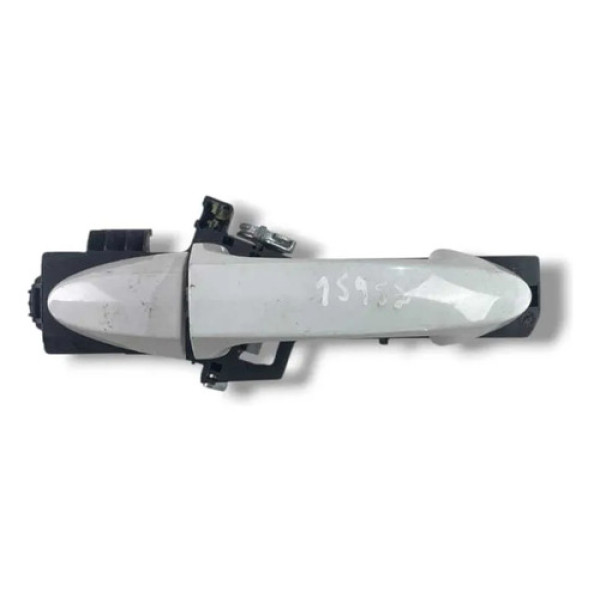 Macaneta Externa Dianteira Esquerda Ka Fiesta 2014 A 2019 Branco Dianteira/traseira