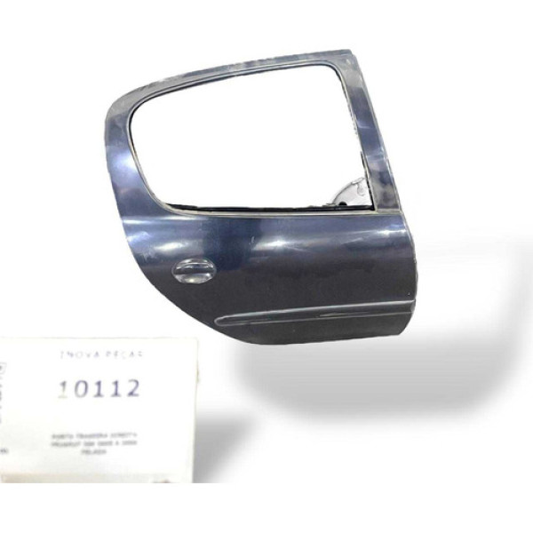 Porta Traseira Direita Peugeot  206 2005 A 2008 Pelada