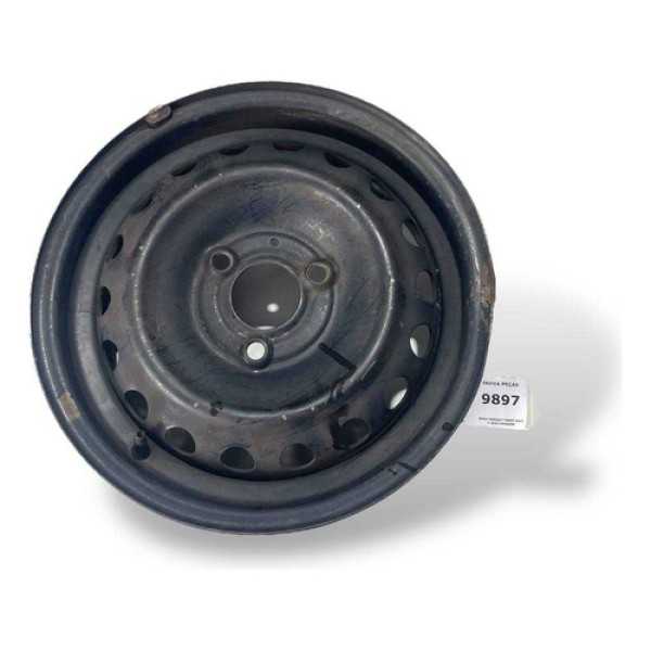 Roda Renault Kwid 2017 A 2022 Unidade Preto