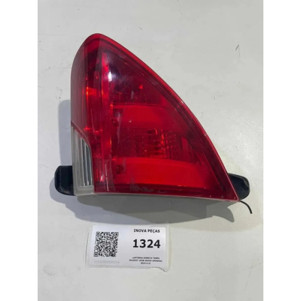 Lanterna Direita Tampa Peugeot 2008 Usado Original 2016 A 21 Ambos Lados Vermelho
