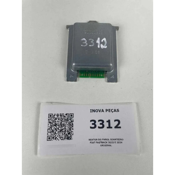 Reator Do Farol Dianteiro Fiat Fastback 2023/24 Original Preto