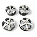 Jogo De Roda Gm Onix Prisma 4x100 Aro 15 Prateado