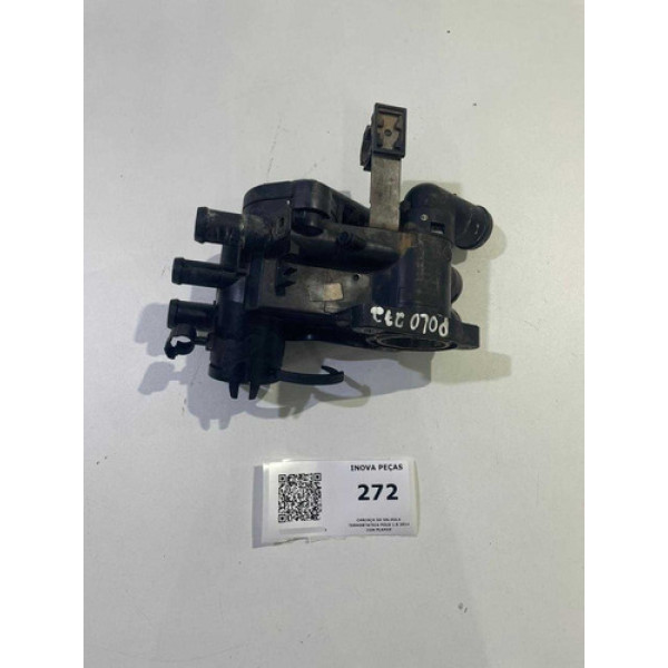 Carcaça Da Valvula Termostatica Polo 1.6 2014 Com Flange