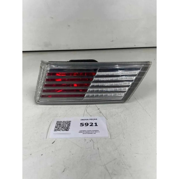 Lanterna Tampa Traseira Direita Honda Civic 2012/16  Ambos Lados Vermelho