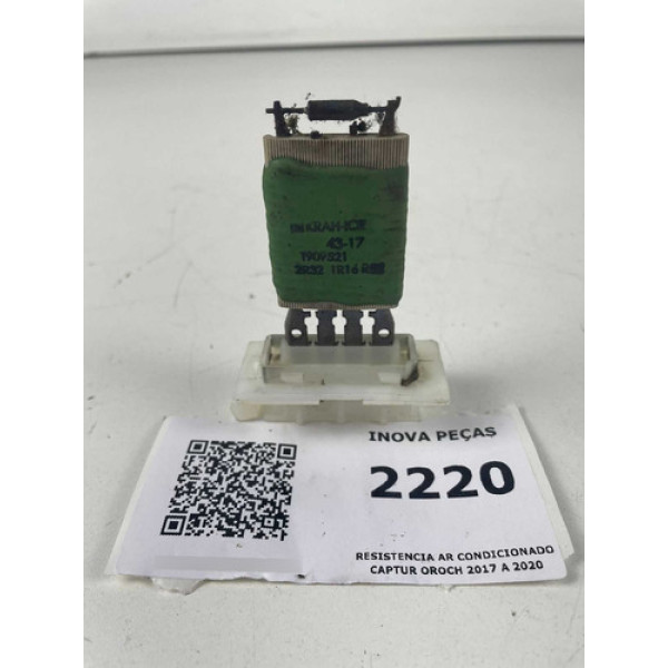 Resistencia Ar Condicionado Captur Oroch 2017 A 2020