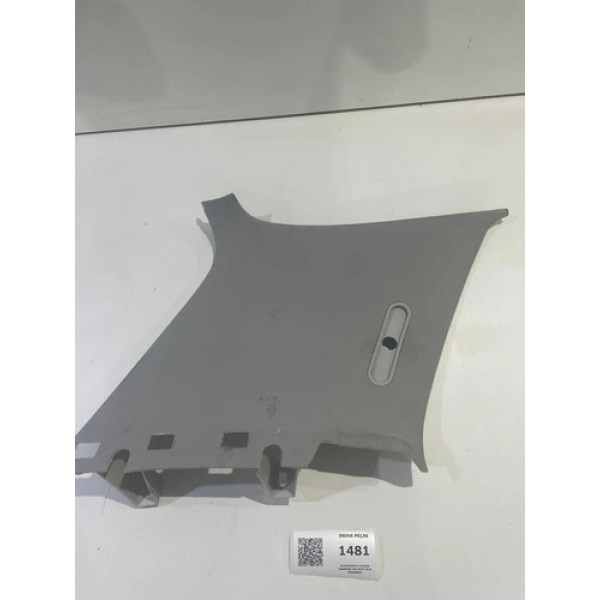 Acabamento Coluna Traseira Vw Golf 2010 Esquerda  Cinza