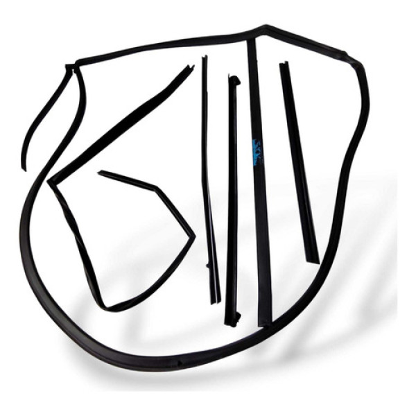 Kit Pestana New Fiesta 2016 2017 1.6 Traseira Direita Preto