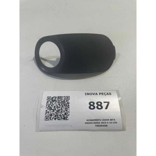 Acabamento Chave Seta Grand Siena 2013 A 16 Cod 735394638 Preto
