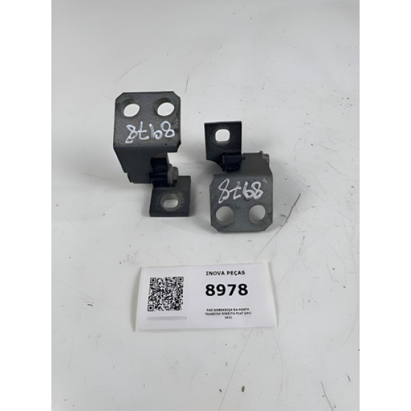 Par Dobradiça Da Porta Traseira  Direita  Fiat  Uno  2021