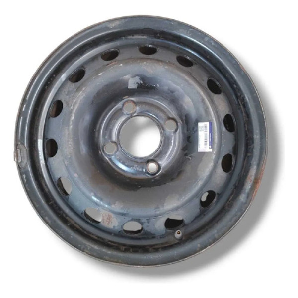 Roda De Ferro Aro 14 Ford Peugeot 207 206 4x108 Preto