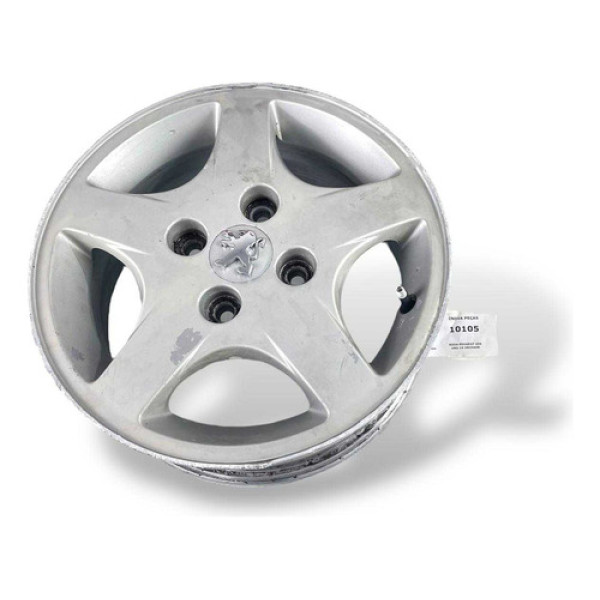 Roda Peugeot 206 Aro 14 Unidade  Prata