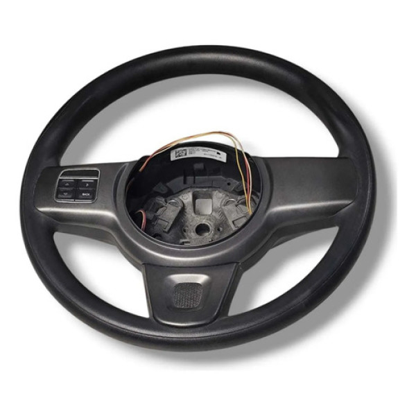 Volante Direção Fiat Uno Vivace C/comando 2016 Á 2021 Cinza