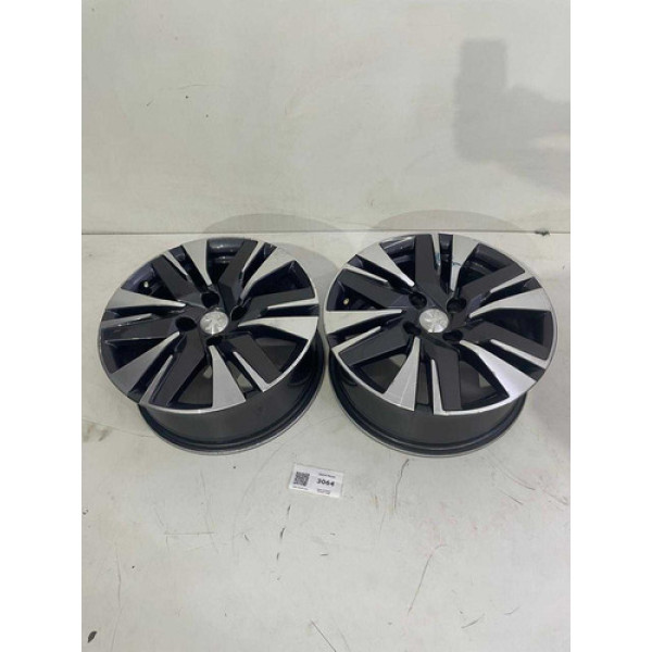 Roda Unidade Aro 17 Peugeot 208 2008 Furação 4x108 Branco
