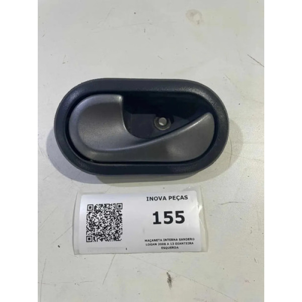 Maçaneta Interna Sandero Logan 2008 A 13 Dianteira Esquerda Prateado Dianteira