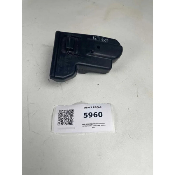 Par Suporte Interno Isopor Painel Honda Civic Lxr 2013 2016  Cinza