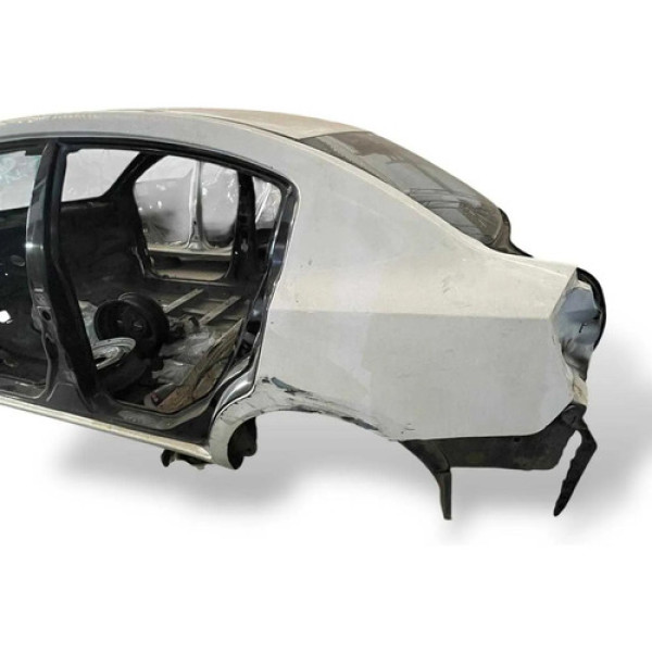 Lateral Esquerda Nissan Sentra 2008 2012 Recorte Branco