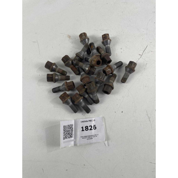 Jogo Parafusos Roda Aro 17 Renault Captur 2019 20 Unidades