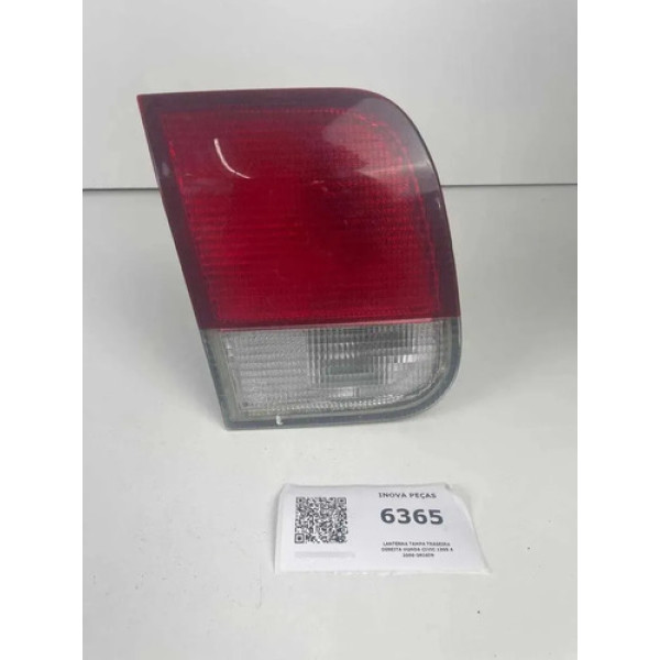 Lanterna Tampa Traseira Esquerda Honda Civic 1995 A 2000  Vermelho