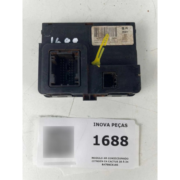 Modulo Ar Condicionado Citroen C4 Cactus 2020/24  Preto
