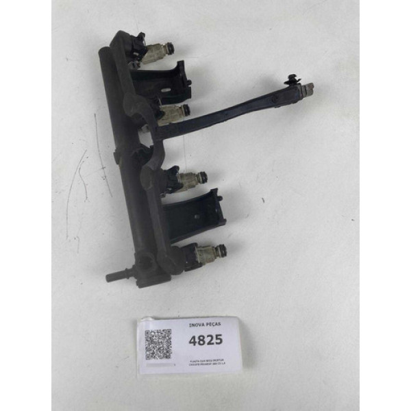 Flauta Com Bico Injetor Chicote Peugeot 206 C3 1.6