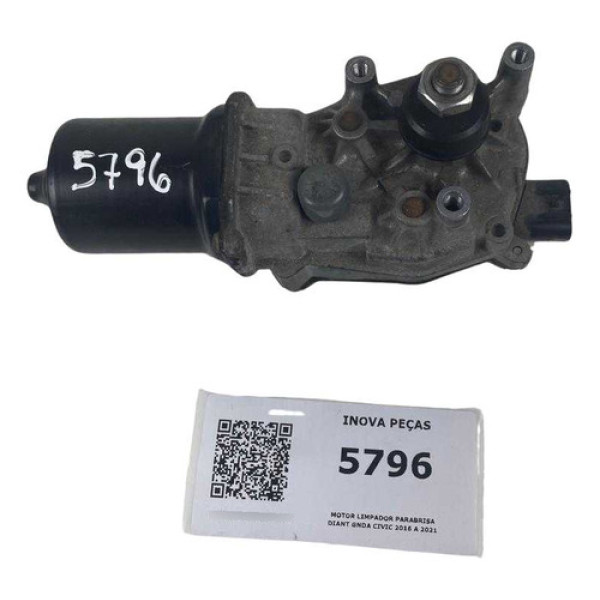 Motor Limpador Parabrisa Diant Honda Civic 2016 A 2021 