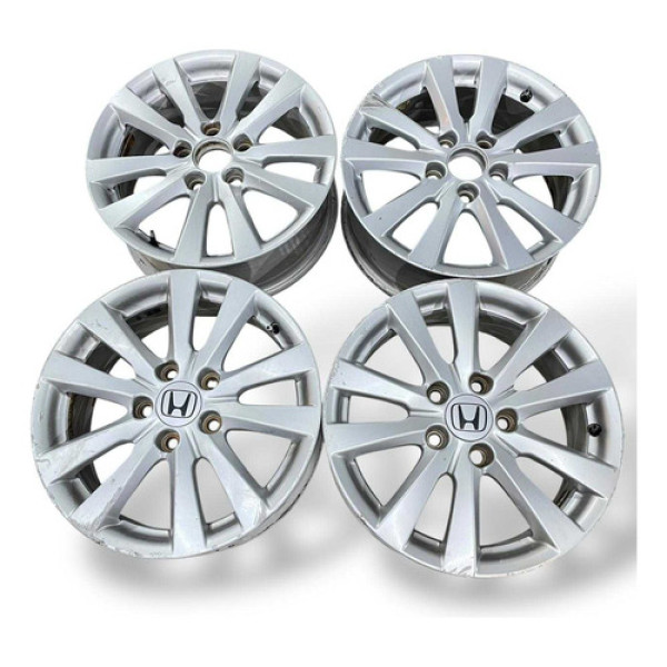 Jogo De Roda Honda Civic G9 Aro 16 5x114 Prateado